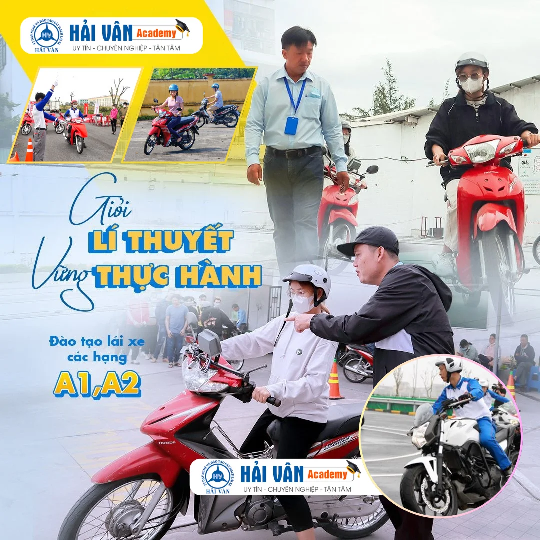 Đăng ký thi bằng lái xe máy Trung Tâm Hải Vân