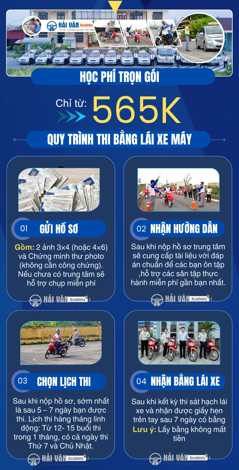 Thi bằng lái xe máy