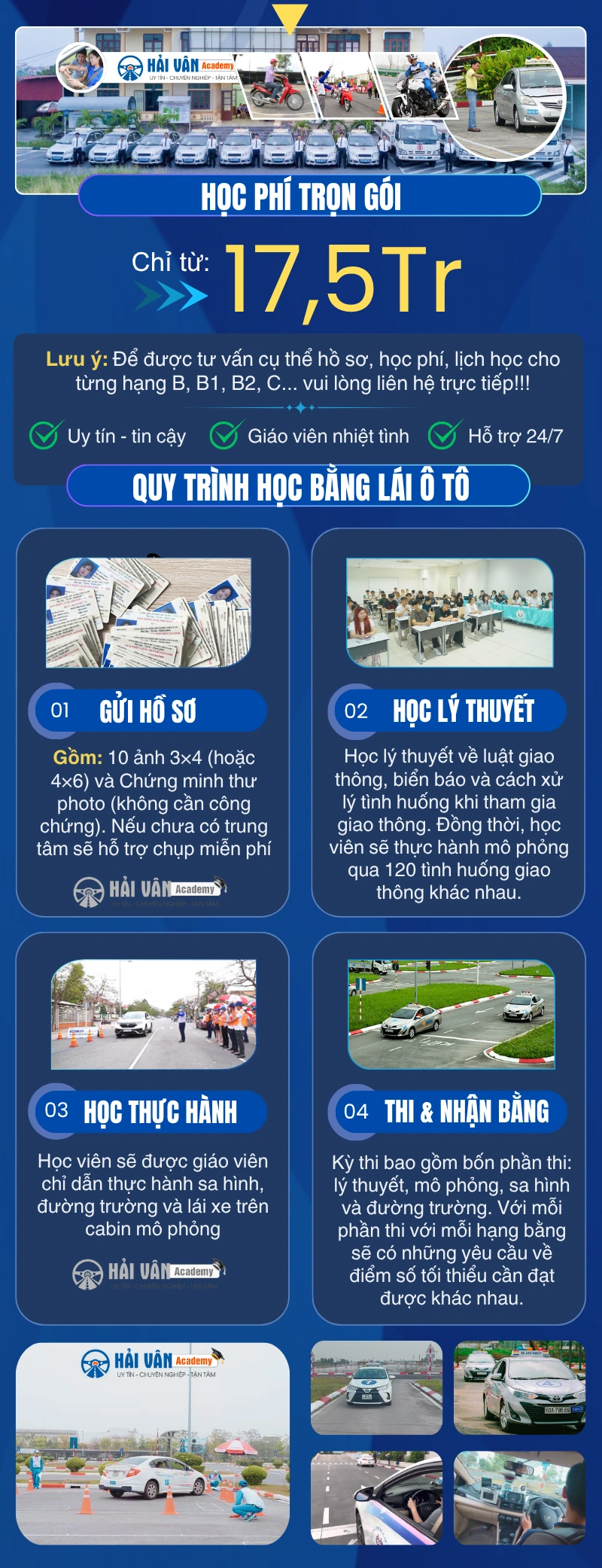 Học BẰNG LÁI Xe Ô Tô Tại HÀ TĨNH
