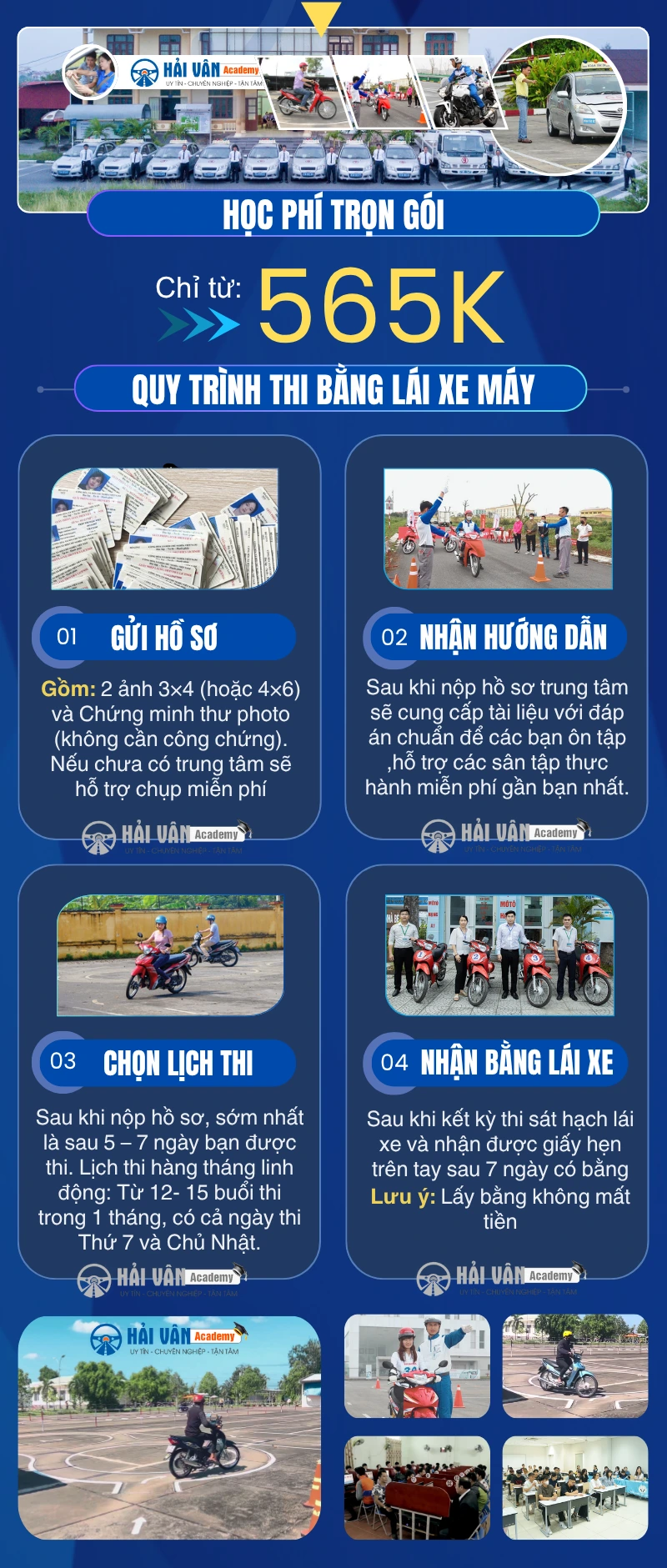 Thi BẰNG LÁI Xe Máy QUẢNG NGÃI | Nộp Hồ Sơ ĐĂNG KÝ Học Bao Đỗ 99%